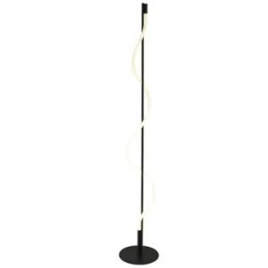 Serpent 1 Light LED Table Lamp, Black, Acrylic 2700K