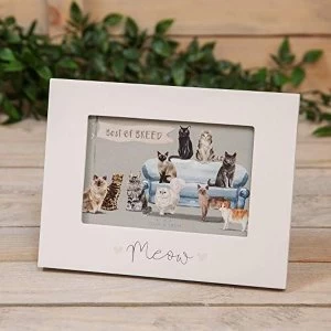 6" x 4" - Best of Breed Wooden Frame - Cat