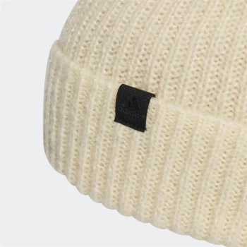 adidas Cuff Beanie Womens - Wonder White / Black / Black