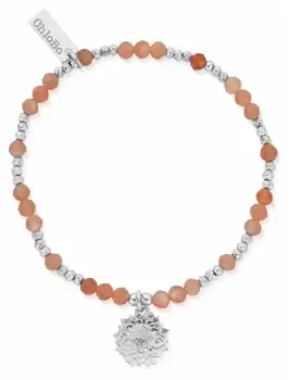 ChloBo SBPMFB3200 Sunflower Peach Moonstone Bracelet Jewellery