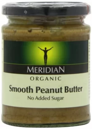 Meridian Organic No Added Sugar Smooth Peanut Butter 280g