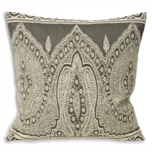 Riva Home Paisley Cushion Cover (50x50cm) (Grey)