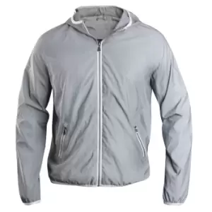 Clique Unisex Adult Hardy Reflective Hooded Jacket (L) (Grey)