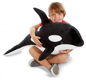 Melissa Doug Orca Soft Toy Giant.