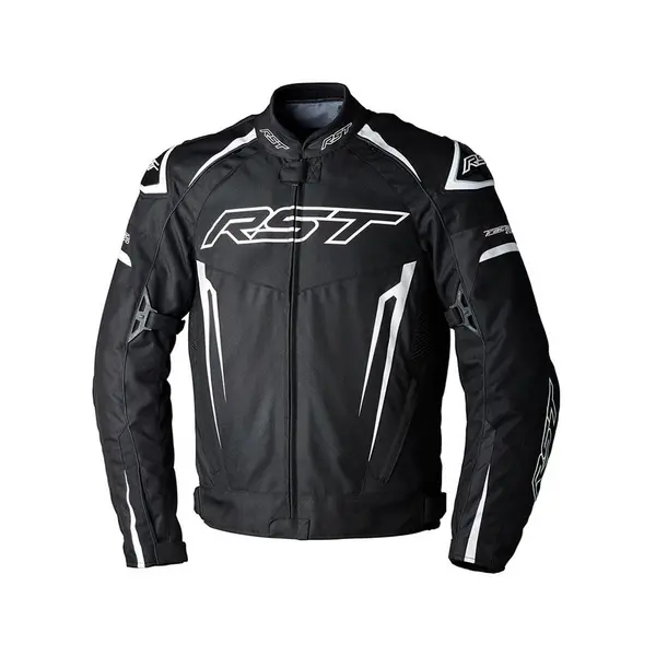 RST Tractech Evo 5 Textile Jacket Black White Black Size 58