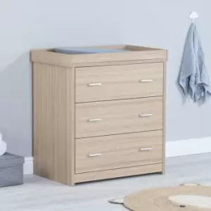 Babymore Luno Veni Oak Chest Changer