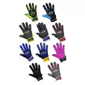 Murphy's Gaelic Gloves Junior Black/Lime 4 / Under 8