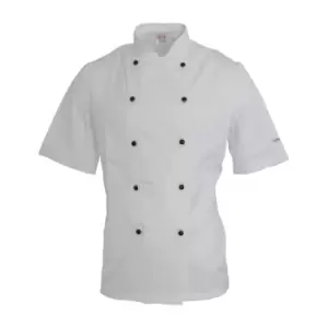 Dennys AFD Adults Unisex Thermocool Chefs Jacket (Pack of 2) (XL) (White)