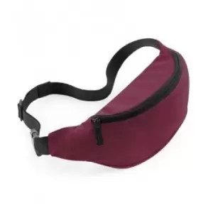 Bagbase Adjustable Belt Bag (2.5 Litres) (One Size) (Burgundy)