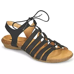 El Naturalista WAKATAUA womens Sandals in Black