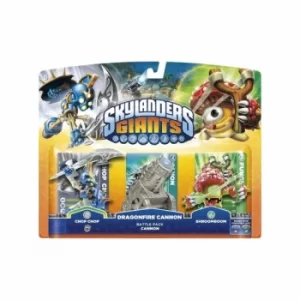 Chop Chop, Dragon Fire Cannon, and Shroomboom (Skylanders Giants) Dragonfire Batte Pack