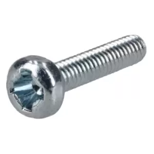 R-TECH 337032 Pozi Pan Head Machine Screws BZP M2 10mm - Pack Of 100