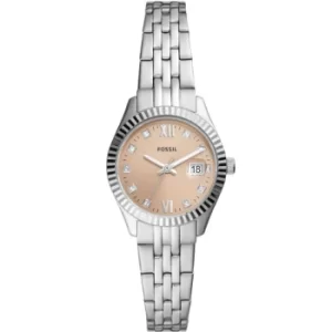 Fossil Scarlette Micro Three-Hand Date Stainless Steel Watch