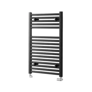 Towelrads Pisa Black Heated Towel Rail Radiator - 800 x 400mm