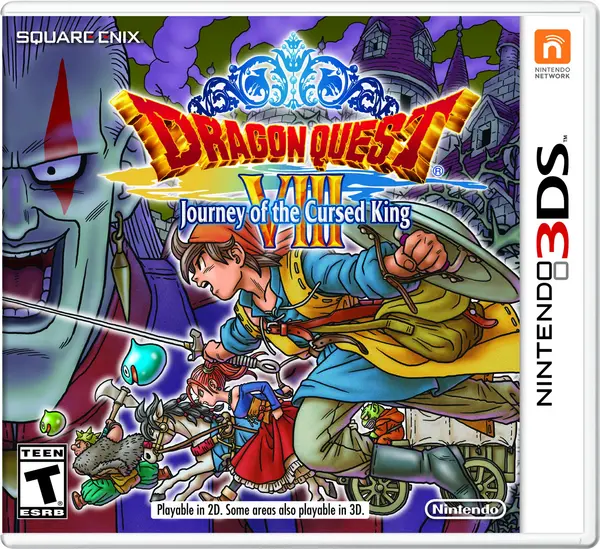 Dragon Quest VIII Journey of the Cursed King Nintendo 3DS Game