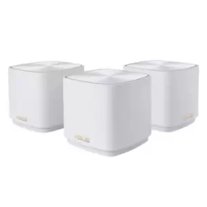 ASUS ZenWiFi XD4 Plus AX1800 3 Pack White Dual Band (2.4 GHz / 5 GHz) WiFi 6 (802.11ax) 2 Internal