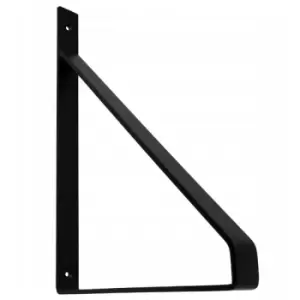 Shelf Support Wall Mounted Brace 30x22cm Black Colour - Pack of 1