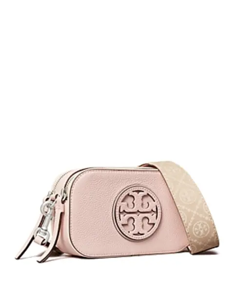 Tory Burch Mini Miller Patent Border Crossbody Bag