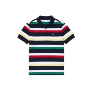 Lacoste Kids Navy Logo Polo Shirt