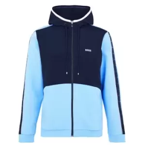 Boss Saggy Zip Hoodie - Blue