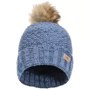 Trespass Womens/Ladies Kellisa Beanie Hat (One Size) (Denim Blue)