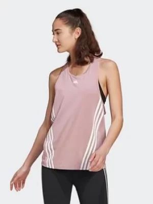 adidas Trainicons Tank Top, White/Green Size XL Women