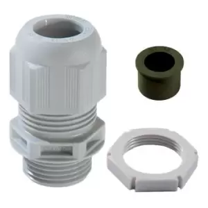 Wiska SPRINT GLP20 and RDE Cable Gland with reduction sealing insert & locknut Black - 10100636