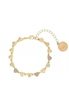 Gold 'I HEART You' Sparkle Bracelet