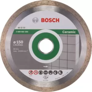 Bosch Diamond Cutting Disc for Ceramic , Porcelain and Stone 150mm