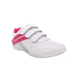 Dek Womens/Ladies Raven 3 Touch Fastening Trainers (6 UK) (White/Fuchsia)