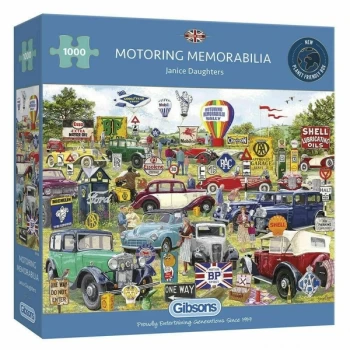 Motoring Memorabilia Jigsaw Puzzle - 1000 Pieces