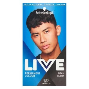 Schwarzkopf Live Men Pitch Black 099 Permanent Hair Dye