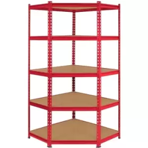 Monster Racking - Z-Rax Corner Racking Garage Shelving / 90cm x 183cm x 45cm - Red