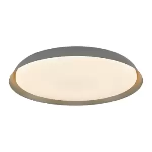 Piso LED Semi Flush Light Grey, 2200-2700K