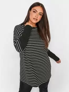 Yours Striped Double Layer Long Sleeve T-Shirt