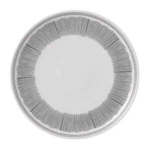 Royal Doulton Ellen DeGeneres Grey Lines Plate 28.5cm Grey