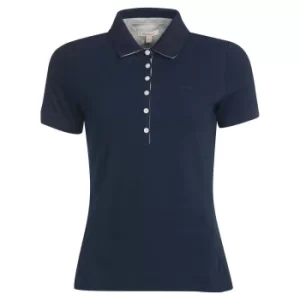 Barbour Womens Portsdown Top Navy/Silver Birch 16