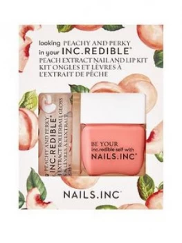 Nails Inc Peachy And Perky Nail Polish Duo