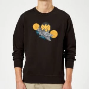 Marvel S.H.I.E.L.D. Helicarrier Sweatshirt - Black - 5XL