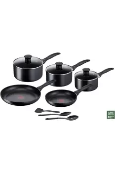 Induction 8 Piece Pan Set Black