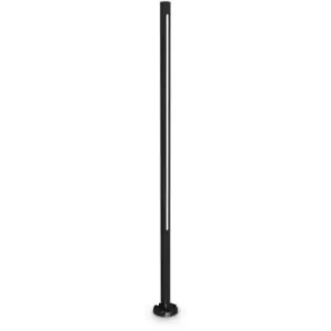 Ideal Lux JEDI 120cm LED Outdoor Bollard Black, 3000K, IP65, Non-Dim