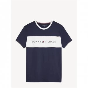 Tommy Bodywear Neck Short Sleeve T Shirt - Navy Blazer