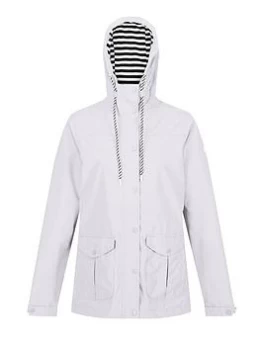 Regatta Bayarma Waterproof Shell Jacket - , White, Size 16, Women