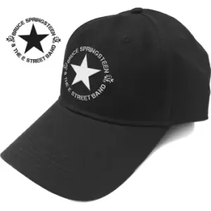 Bruce Springsteen - Circle Star Logo Unisex Baseball Cap - Black