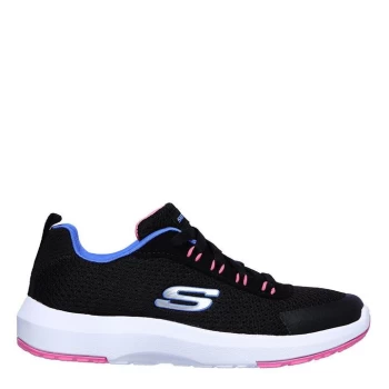 Skechers Dyna Tread Junior Trainers - Black/Pink