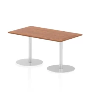 Italia Poseur Table Rectangle 1400/800 Top 725 High Walnut