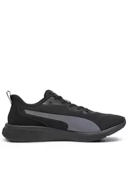 Puma Mens Running Flyer Lite Trainers - Black, Size 7, Men