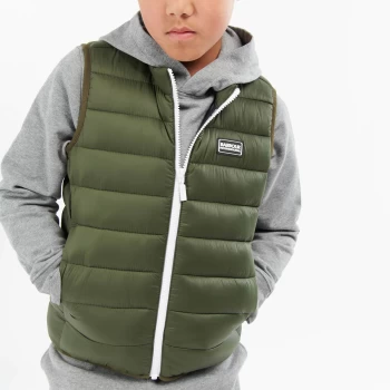 Barbour International Boys' Reed Gilet - Olive - 10-11 Years