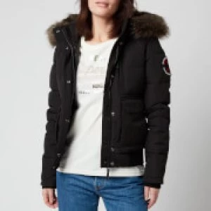 Superdry Womens Everest Bomber Jacket - Black - UK 10