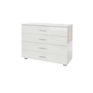 Lido 4 Drawer Chest, white